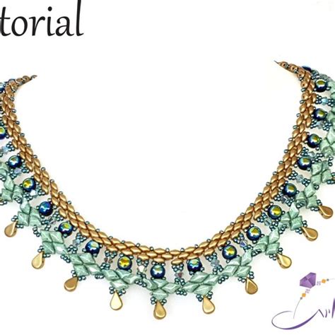 Netting Necklace Tutorial 的图像结果