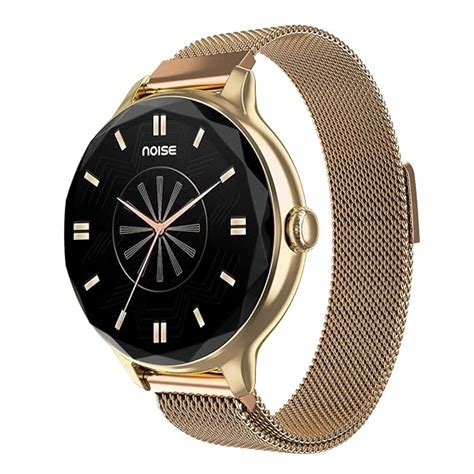 Noise Diva Smartwatch with Diamond Cut dial, Glossy Metallic Finish ...