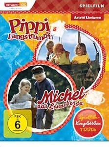 Astrid Lindgren: Pippi Langstrumpf / Michel aus Lönneberga - Spielfilm ...