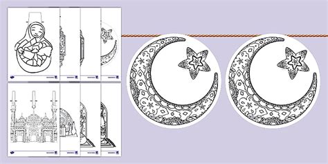 Ramadan-Dekoration- Bastelvorlagen