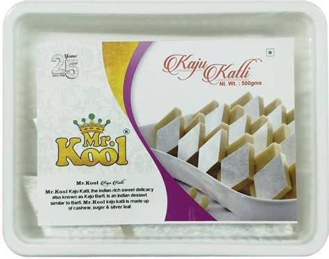 Mr.Kool Pure Kaju Katli Indian Sweet Desert Made of Kaju Box Price in ...