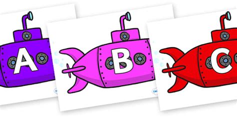 A-Z Alphabet on Submarines (teacher made) - Twinkl