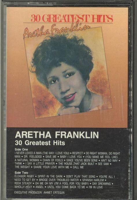 Aretha Franklin - 30 Greatest Hits (Cassette, Compilation) | Discogs