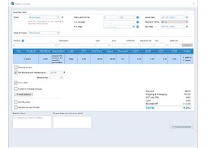 How can I edit document preferences such as add shipping charges, show ...