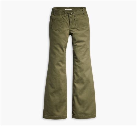Superlow Flare Women's Pants - Green | Levi's® US