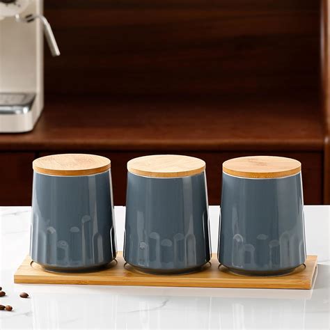 Buy UMAI Ceramic Jars For Kitchen Storage With Ceramic Lid | Airtight ...