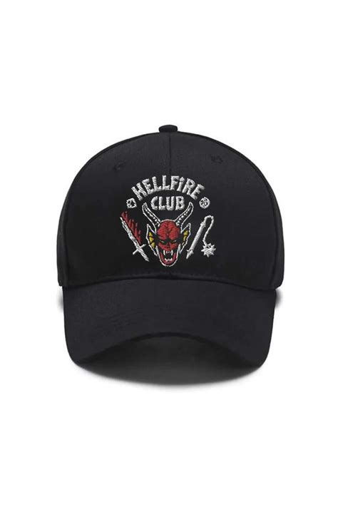 Köstebek Stranger Things 4. Sezon Dustin Hellfire Club Siyah Şapka ...