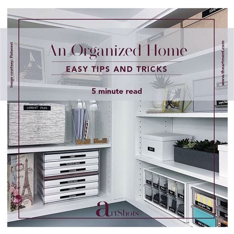 No More Messy Homes: 4 Easy Ways to Keep Your Home Organized! – The Artment