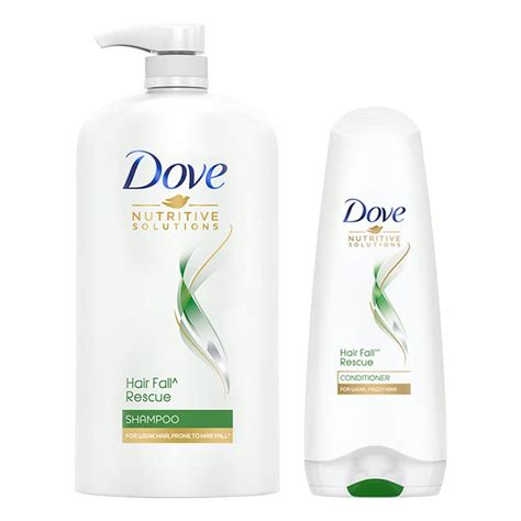 Buy Dove Hair Fall Rescue Shampoo 1 Litre + Conditioner 175ml, Combo ...