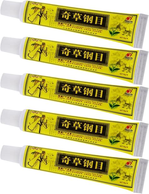 Buy 5PCS Natural Chinese Herbal Eczema Cream,Psoriasis Creams ...