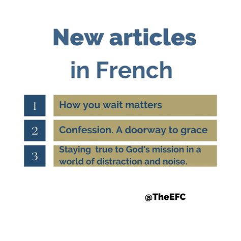 The Evangelical Fellowship of Canada on LinkedIn: New articles now in ...