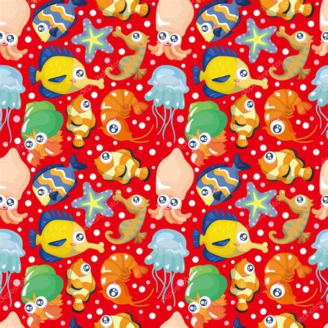 Image result for Cartoon Fish Pattern