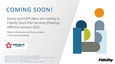 Republic Services Equity and Employee Stock Purchase Plan Transition to ...