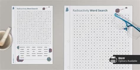 Radioactivity Word Search