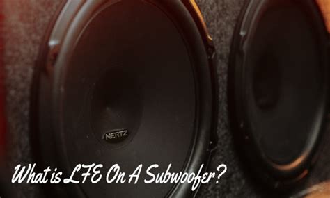Lfe Subwoofer Connection 的图像结果