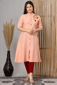 EMPIRE STYLE Women Embroidered Frontslit Kurta - Buy EMPIRE STYLE Women ...