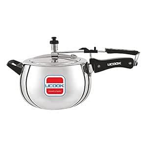 Buy UCOOK By UNITED Ekta Engg. Silvo 5 Litre Bulging Shape Aluminium ...