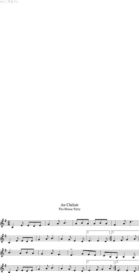 House Party, The on folk tune finder