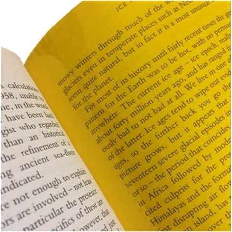 Yellow Overlay For Dyslexia A5 Pack | Dyslexia Overlays For Visual ...