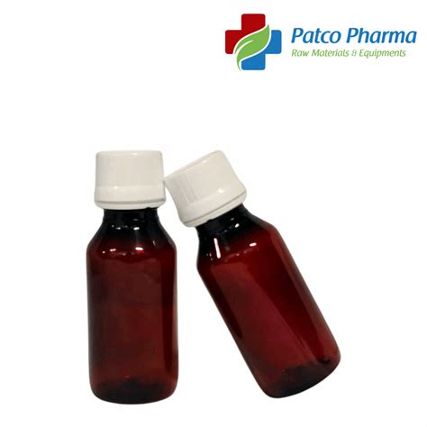 Premium 60ml Amber Liquid PET Containers with White Seal Caps – Patco ...