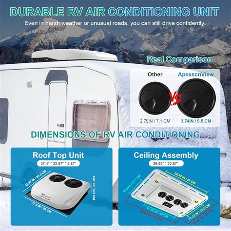 ApexscnView 48V RV Rooftop Air Conditioners, 11000 BTU India | Ubuy