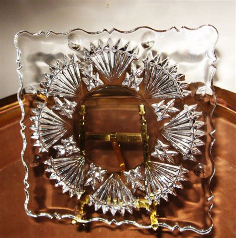 BRILLIANT CRYSTAL PLATE Perfect for Dessert or Appetizers or Home Decor ...