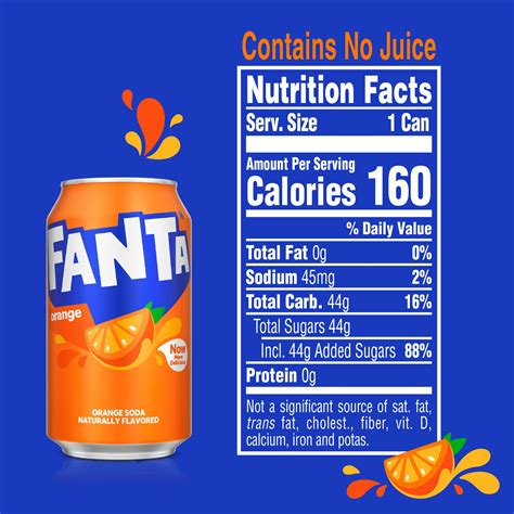 Fanta Strawberry Nutrition Facts