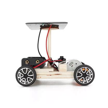 Wooden Solar Car STEM Kit DIY Solar Car Kit – REES52