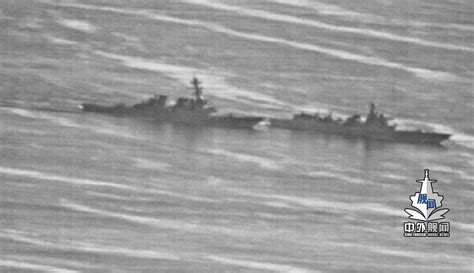 视频来了！中美战舰南海对峙视频曝光！_凤凰网