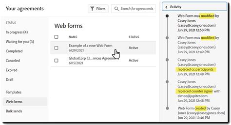Image result for Adobe Sign Create Web Form