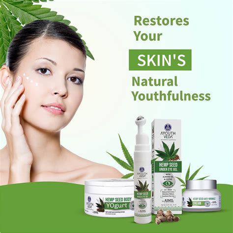 Hemp Collection ( Hemp Seed under eye gel 15g , Bodyogurt 200g, Wrinkl ...