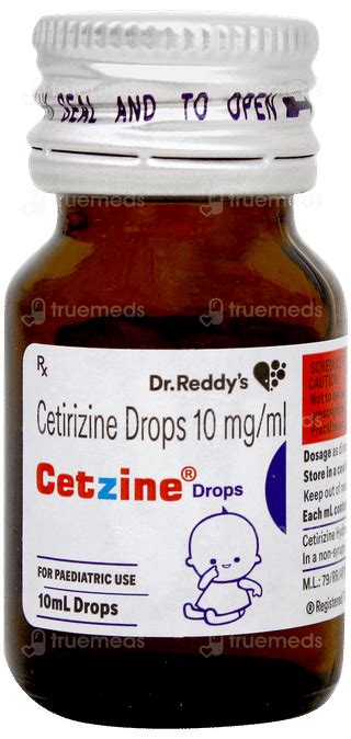 Cetzine Oral Drops 10ml: Uses, Side Effects, Price & Substitutes