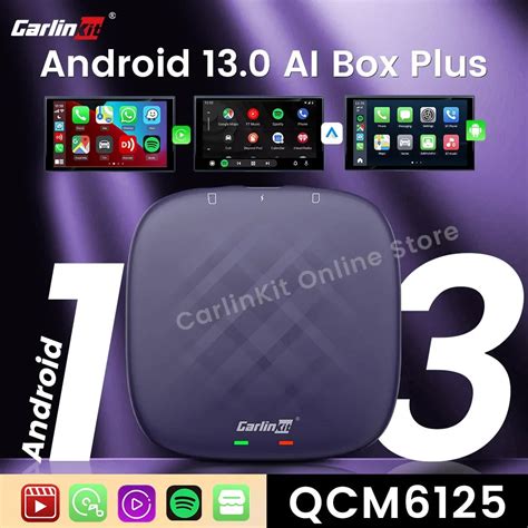 Carlinkit Android 13 Ai Box 8 Core Tv Box CarPlay Wireless Android Aut