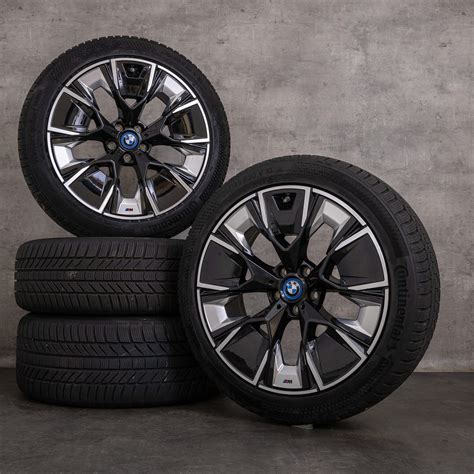 OEM BMW iX3 snow tire packages 20 inch G08 Rims Styling 890 M 7916267 7916268 black glossy turned