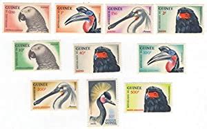 Mahaphilla ~ Guinee Different Type Birds Stamps Set of 10V Stamps MNH ...