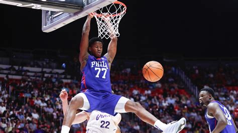 76ers rookie V.J. Edgecombe earns praise from veteran big man ...