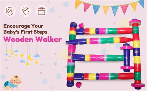 Buy Trustful Gift House Wooden Walker for Baby - Traditional Nadavandi ...