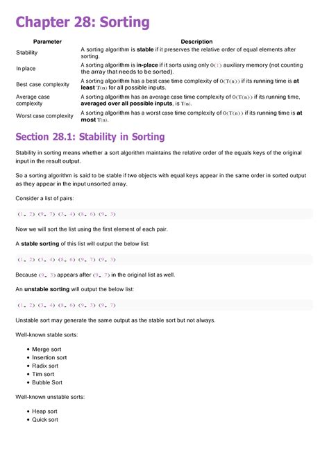Algorithms 11 - sorting. most T(n). ( 1 , 2 ) ( 9 , 7 ) ( 3 , 4 ) ( 8 ...