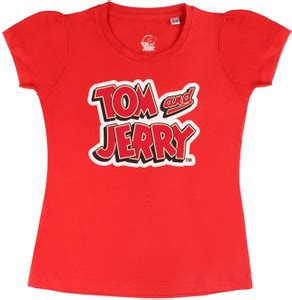 TOM & JERRY Girls Casual Pure Cotton Top Price in India - Buy TOM ...