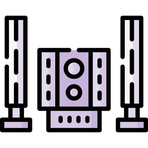 Music system - Free electronics icons