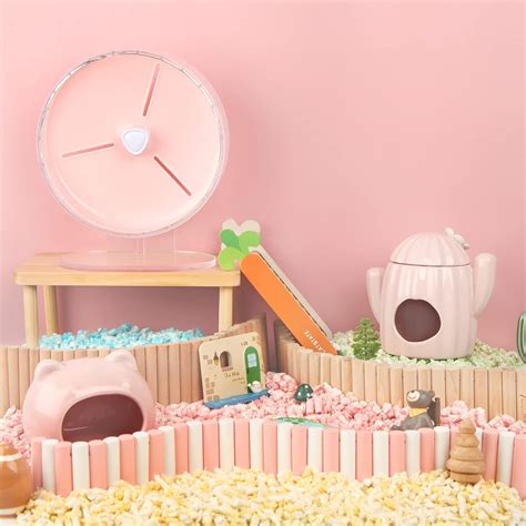 BUCATSTATE Super-Silent Hamster Exercise Wheel for Dwarf Syrian India ...