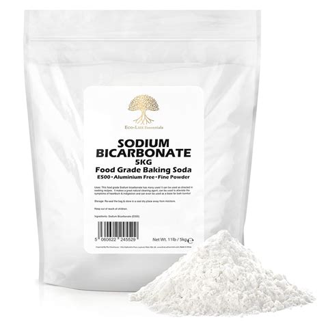 Amazon.com : Pure Baking Soda, Sodium Bicarbonate (11 lbs.) Food Grade ...
