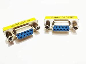 9 Pin Serial DB9 (RS232) Female to Female Coupler Adapter Connector ...