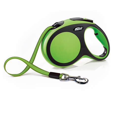 Flexi New Comfort Extra-Large Tape Retractable Dog Leash, 16 ft, Green ...