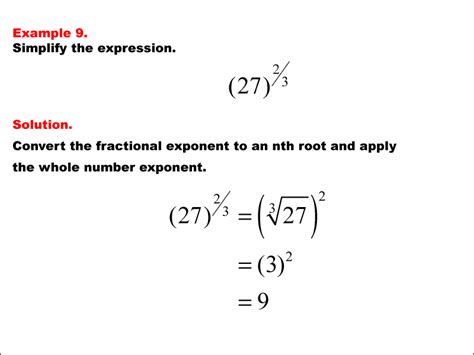 Image result for Fractional Exponents Examples