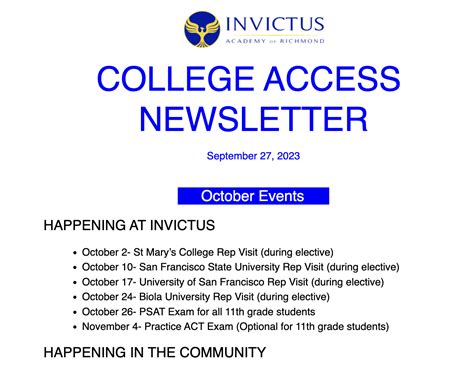 College Corner — Invictus Academy of Richmond - A Tuition-Free Public ...