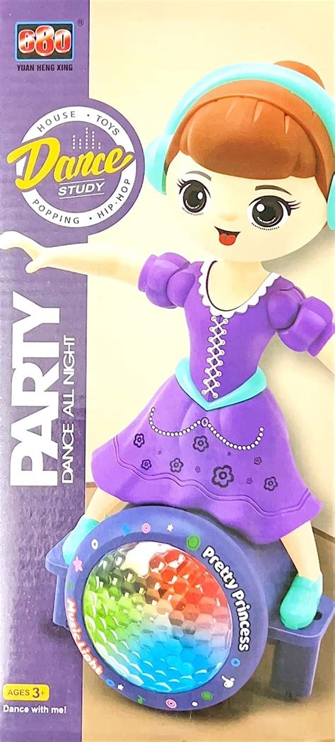 Buy 360 Degree Rotating Musical Dancing and Singing Doll with Bump & Go ...