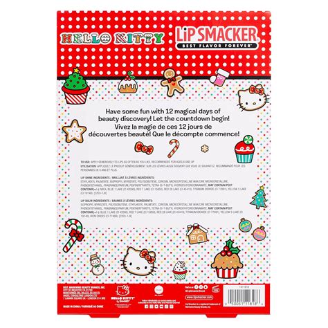 Buy Lip Smacker Hello Kitty Holiday Christmas 12pc Advent Calendar ...