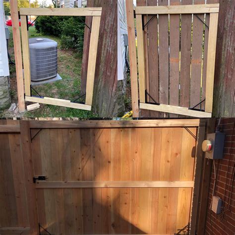 Buy Gate Corner Bracket Heavy Duty Wood Fence No Sag Gate Kit Gate ...