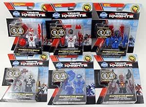 IONIX Tenkai Knights Figure Set of 6 - Bravenwolf, Kutor, Tributon, Rho ...